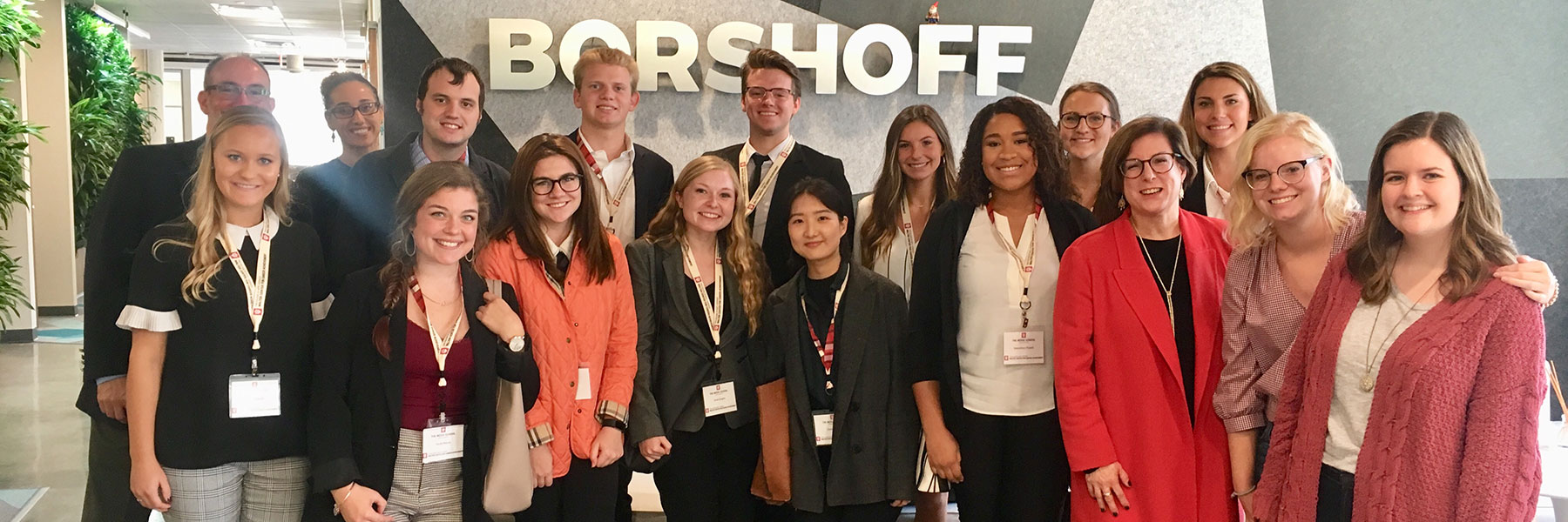 A group of students at Borshoff